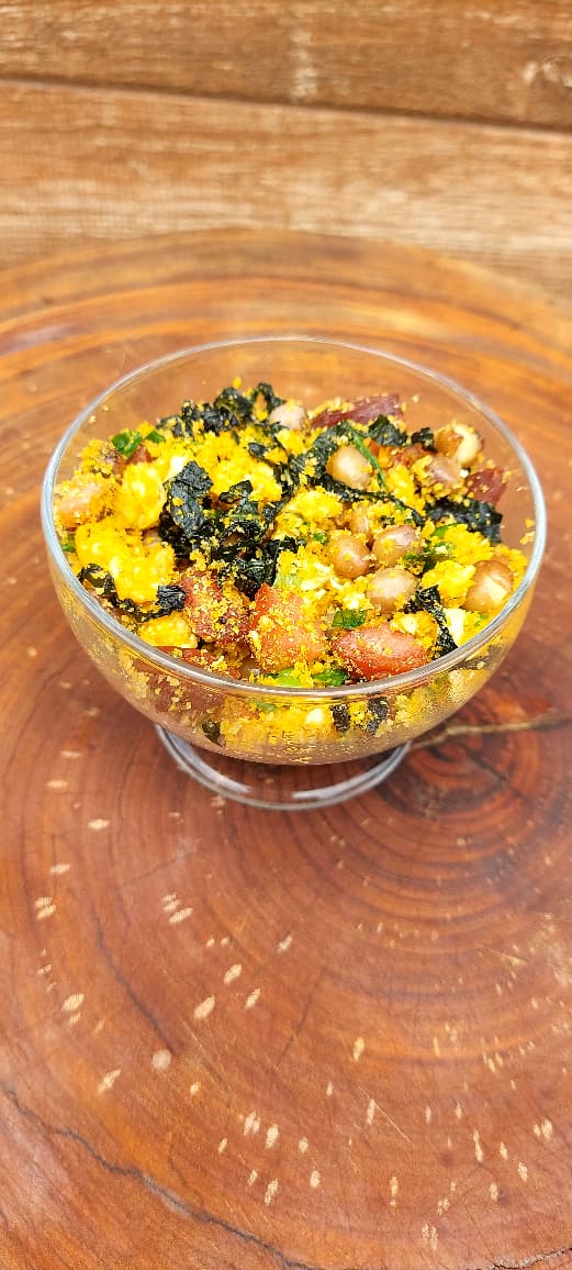 Figura 11 -  Feijão Tropeiro com Feijão-guandu e Chaya